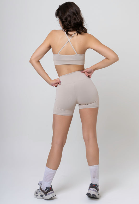 Conjunto Short + Top Off-white Blackout Zero Transparência